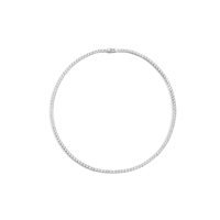 Collana Recarlo Donna Face Cube in Oro bianco Diamante 2.4 Ct N39SE003/240-42 - N39SE003/240-42